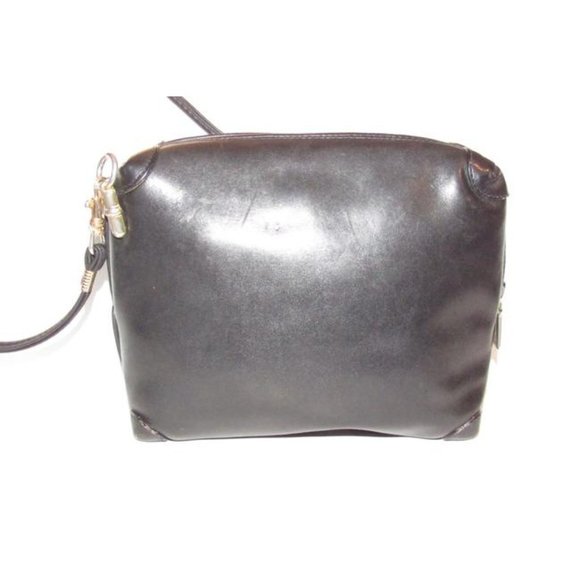 Gucci Early Bamboo Web Supreme 2-Way Buttery Soft Black Leather With Gold Accent - Picture 2 of 12